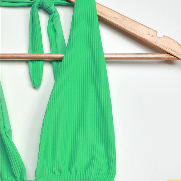 Frankies Bikinis Julianne top in Jade green S - Picture 6 of 7